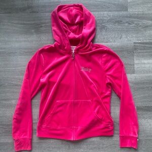 Pink Juicy Couture Velvet Jacket Size Medium